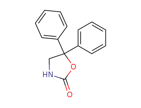 Molecular Structure of 52481-82-0 (5,5-Diphenyl-1,3-oxazolidin-2-one)