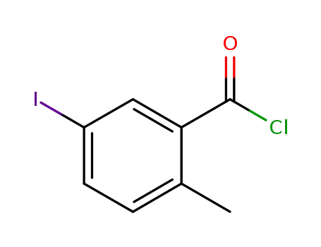 Molecular Structure of 108440-70-6 (5-iodo-2-Methylbenzoyl chloride)