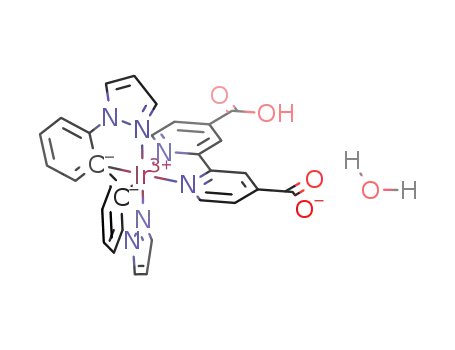[Ir(4-carboxy-2,2'-bipyridine-4'-carboxylate)(1-phenylpyrazole)2]*H2O
