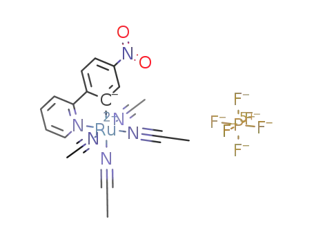 [Ru(CH3CN)4(2-(4-nitrophenyl)pyridine(-1H))]PF6