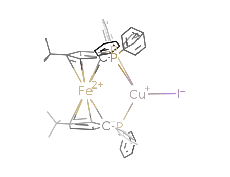 P,P',P''-[1,1',2-tris(diphenylphosphino)-3',4-di-tert-butylferrocene]iodocopper(I)