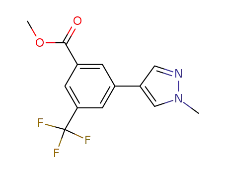methyl 3-(1-methyl-1H-pyrazol-4-yl)-5-(trifluoromethyl)benzoate