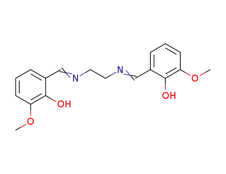 Molecular Structure of 7396-77-2 (N,N'-bis(2-hydroxy-3-Methoxy-benzylidene)ethylenediaMine)