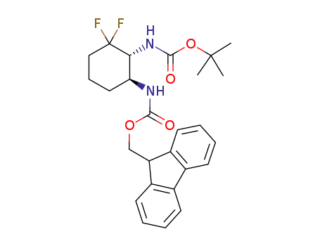 tert-butyl 9H-fluoren-9-ylmethyl [(1S,2R)-3,3-difluorocyclohexane-1,2-diyl]biscarbamate