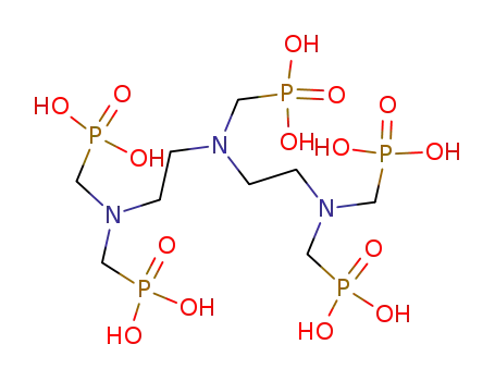 Molecular Structure of 15827-60-8 (Diethylenetriaminepenta(methylene-phosphonic acid))
