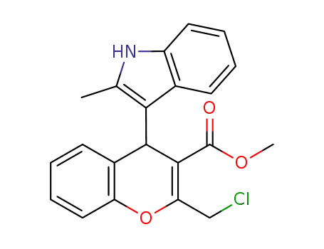 methyl 2-(chloromethyl)-4-(2-methyl-1H-indol-3-yl)-4H-chromene-3-carboxylate