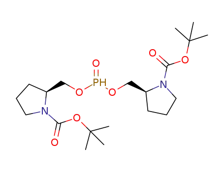 bis(((S)-1-(tert-butoxycarbonyl)pyrrolidin-2-yl)methyl) phosphonate