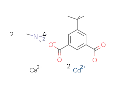 [Me2NH2]2[Cd2Ca(5-tert-butylisophthalate)4]