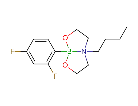 6-butyl-2-(2',4'-difluorophenyl)-(N-B)-1,3,6,2-dioxazaborocane