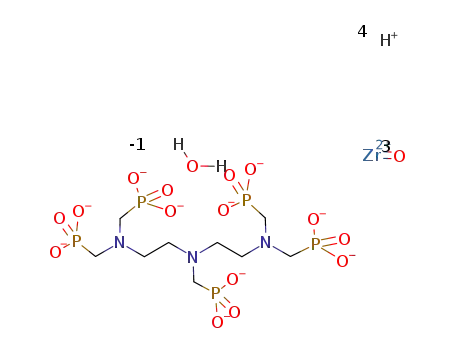 zirconium diethylene triamine pentamethylene phosphonate