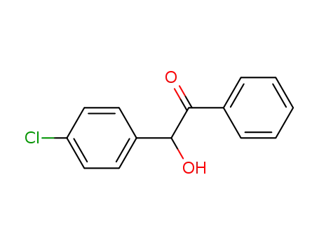 Molecular Structure of 71292-81-4 (Ethanone, 2-(4-chlorophenyl)-2-hydroxy-1-phenyl-)