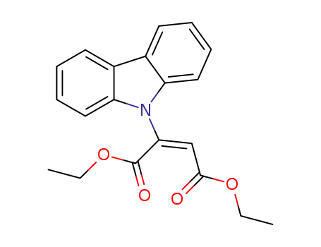 diethyl 2-(carbazol-9-yl)-2-butene-1,4-dicarboxylate