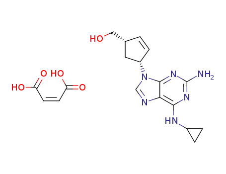 (1S,4R)-4-[2-amino-6-(cyclopropylamino)-9H-purin-9-yl]-2-cyclopentene-1-methanol maleate