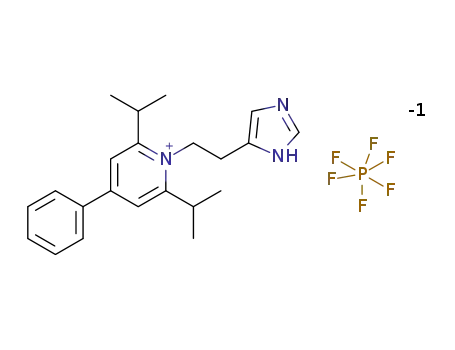 1-[2-(1H-imidazol-4-yl)ethyl]-2,6-di-iso-propyl-4-phenylpyridinium hexafluorophosphate