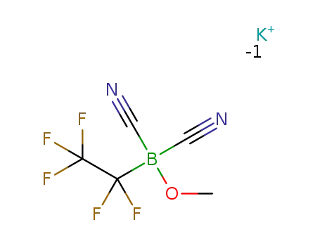 potassium dicyanomethoxypentafluoroethylborate