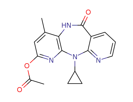 11-cyclopropyl-4-methyl-6-oxo-6,11-dihydro-5H-dipyrido[3,2-b:2',3'-e][1,4]diazepin-2-yl acetate