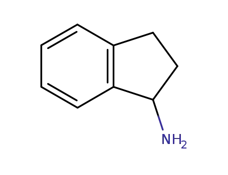 Molecular Structure of 34698-41-4 (1-Indanamine)