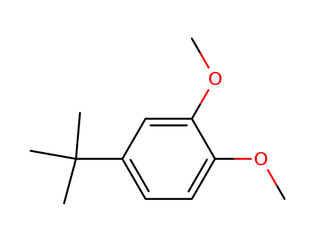 Molecular Structure of 41280-64-2 (4-TERT-BUTYL-1,2-DIMETHOXYBENZENE)