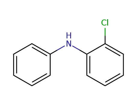 Molecular Structure of 1205-40-9 ((2-CHLORO-PHENYL)-PHENYL-AMINE)