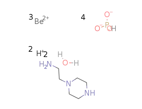 H2(1-(2-aminoethyl)piperazine)*Be3(HPO3)4*2H2O