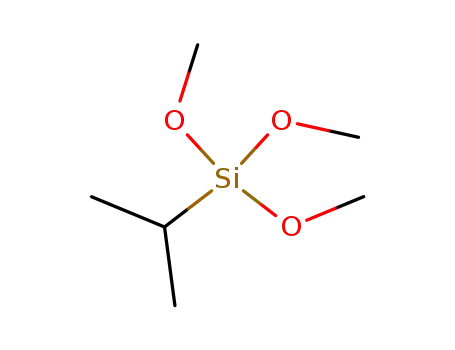Molecular Structure of 14346-37-3 (Silane, trimethoxy(1-methylethyl)-)