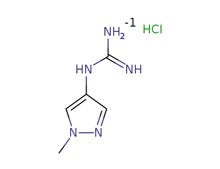 1-(1-methyl-1H-pyrazol-4-yl)guanidine hydrochloride
