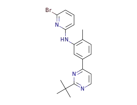 (6-Bromopyridin-2-yl)-[5-(2-tert-butyl-pyrimidin-4-yl)-2-methylphenyl]amine