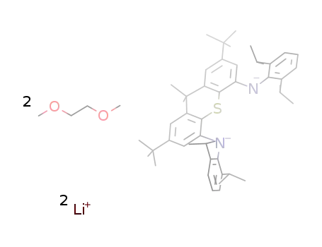 Li2(DME)2[4,5-bis(2,6-diisopropylanilino)-2,7-di-tert-butyl-9,9-dimethylthioxanthene(2-)]