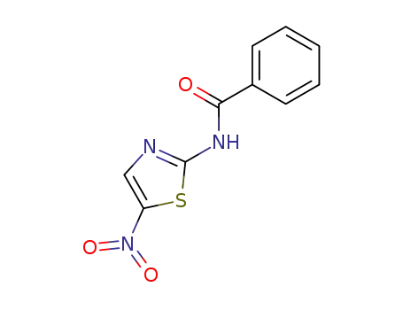 Molecular Structure of 64398-84-1 (N-(5-nitro-2-thiazolyl)benzamide)