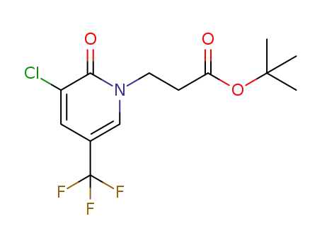tert-butyl 3-(3-chloro-2-oxo-5-(trifluoromethyl)pyridin-1(2H)-yl)propanoate