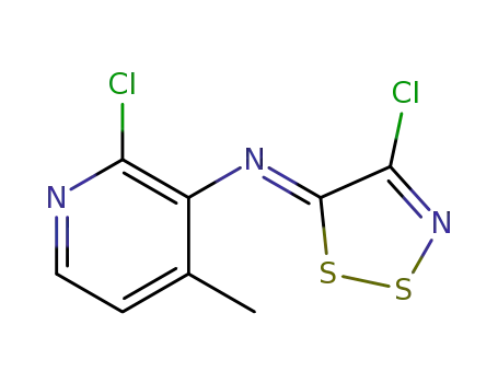 (Z)-2-chloro-N-(4-chloro-5H-1,2,3-dithiazol-5-ylidene)-4-methylpyridin-3-amine