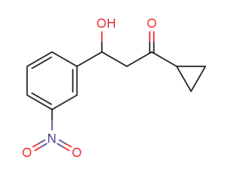 1-cyclopropyl-3-hydroxy-3-(3-nitrophenyl)-propan-1-one