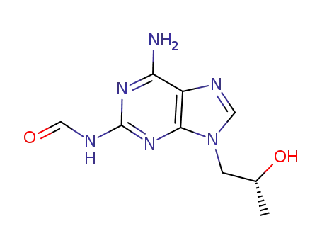 (R)-N-(6-amino-9-(2-hydroxypropyl)-9H-purin-2-yl)formamide