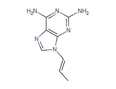 (E)-9-(prop-1-en-1-yl)-9H-purine-2,6-diamine
