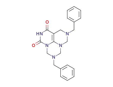 5,8-dibenzyl-5,6,8,9-tetrahydro-4H,7H-2,5,6a,8,9a-pentaazaphenalene-1,3-dione