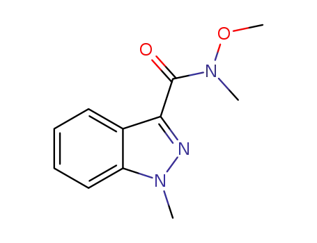 1-methyl-1H-indazole-3-carboxylic acid methoxy-methyl-amide