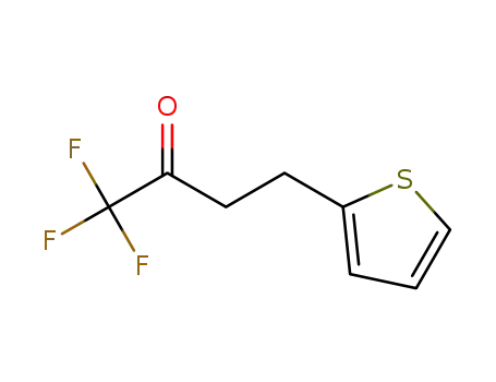 Molecular Structure of 19305-01-2 (2-Butanone, 1,1,1-trifluoro-4-(2-thienyl)-)