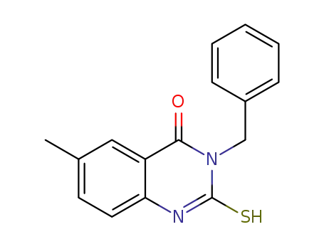 2-mercapto-3-benzyl-4-oxo-6-methyl-3H-quinazoline