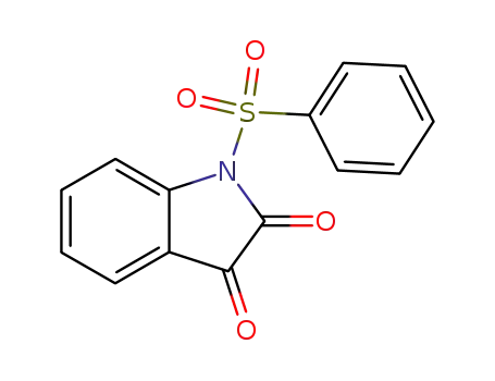Molecular Structure of 58836-98-9 (1H-Indole-2,3-dione, 1-(phenylsulfonyl)-)