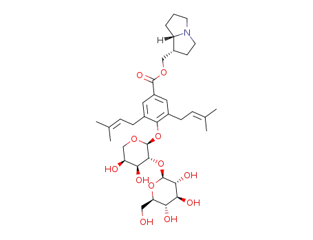 4-O-[β-D-glucopyranosyl-(1→2)-α-L-arabinopyranosyl] nervogenic acid lindelofidine ester