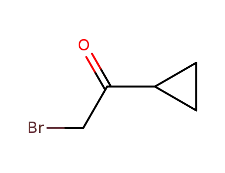 Molecular Structure of 69267-75-0 (ETHANONE, 2-BROMO-1-CYCLOPROPYL-)