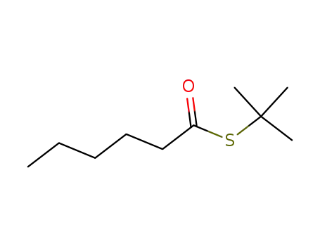 Molecular Structure of 71385-32-5 (Hexanethioic acid, S-(1,1-dimethylethyl) ester)