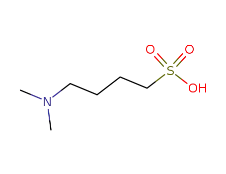 Molecular Structure of 89585-26-2 (1-Butanesulfonic acid, 4-(dimethylamino)-)
