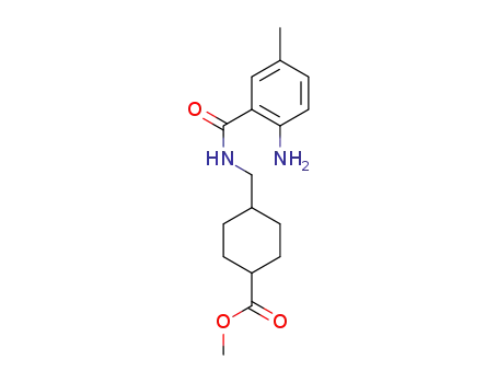 trans-methyl 4-{[(2-amino-5-methylphenyl)formamido]methyl}cyclohexane-1-carboxylate