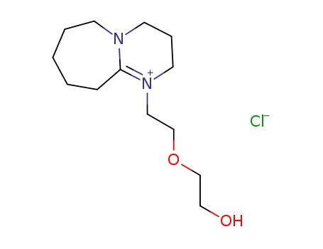 1-[2-(2-hydroxyethoxy)ethyl]-1,8-diazabicyclo[5.4.0]undec-7-ene chloride