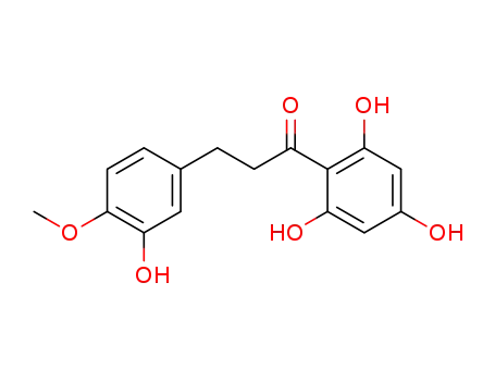 3-(3-hydroxy-4-methoxy-phenyl)-1-(2,4,6-trihydroxyphenyl)propan-1 -one