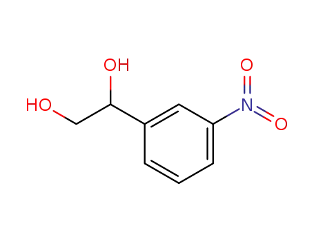Molecular Structure of 101999-47-7 (1,2-Ethanediol, 1-(3-nitrophenyl)-)