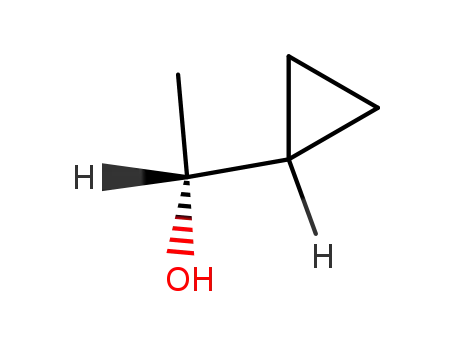 Molecular Structure of 6516-09-2 ((R)-1-CYCLOPROPYLETHANOL)