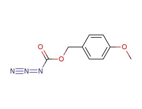 Molecular Structure of 25474-85-5 (4-METHOXYBENZYLOXYCARBONYL AZIDE)