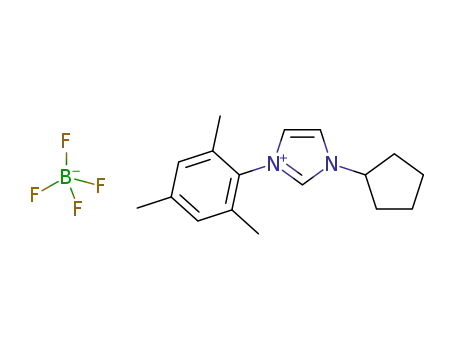 2-mesityl-5-cyclopentyl-imidazolium tetrafluoroborate